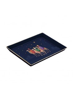 Bandeja Navidad azul noche...