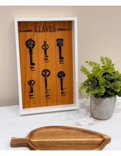 Colgador de llaves madera...