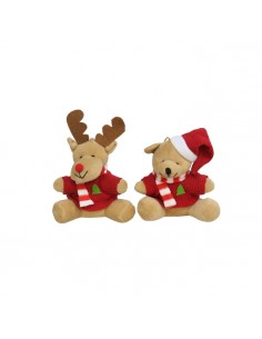 Colgante árbol navidad peluche 2