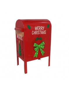 Buzón navideño metal Santa...