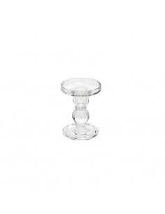 Portavelas cristal 11cm Glas