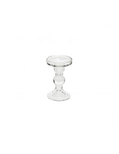 Portavelas cristal 13cm Glas