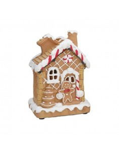 Casita jengibre con luz LED