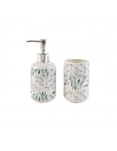 Set de baño hojas Leafy