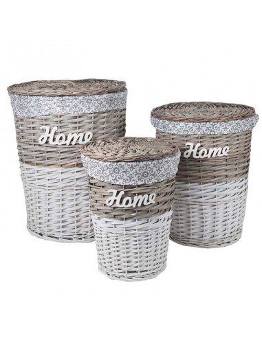 Cesto ropa mimbre con tapa Home Cesto ropa mimbre con tapa Home