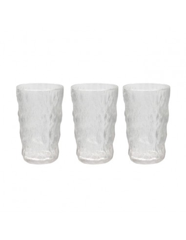 Set 3 vasos relieve 305ml Frosted Set 3 vasos relieve 305ml Frosted