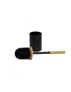 Escobillero negro mango madera 2
