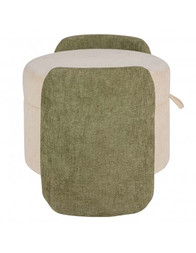 Banqueta con almacenaje beige y verde... Banqueta con almacenaje beige y verde...