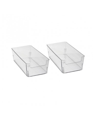 Set 2 bandejas organizadoras nevera 19cm Set 2 bandejas organizadoras nevera 19cm