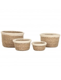 Cesta redonda fibra y...