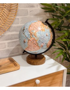 Globo terraqueo 20cm Timber