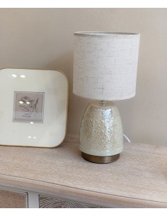 Lámpara de mesa cerámica Nuvia