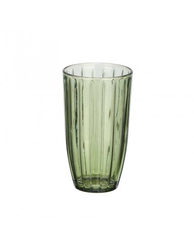 Vaso cristal verde rayas 440ml Burman Vaso cristal verde rayas 440ml Burman