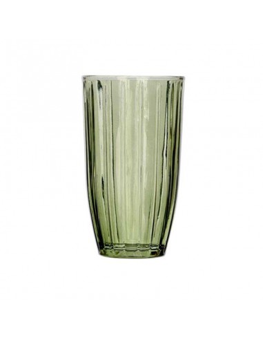 Vaso cristal verde rayas 440ml Burman Vaso cristal verde rayas 440ml Burman