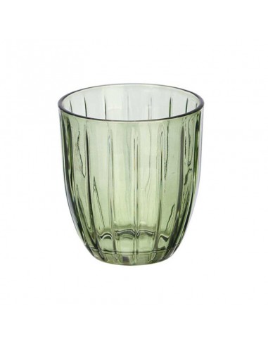 Vaso cristal verde rayas 300ml Burman Vaso cristal verde rayas 300ml Burman