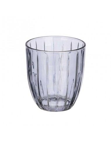 Vaso cristal azul rayas 300ml Burman Vaso cristal azul rayas 300ml Burman