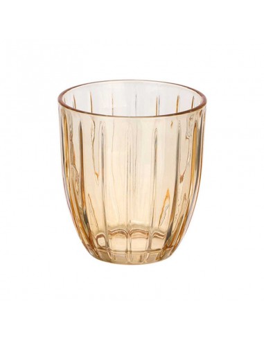 Vaso cristal ámbar rayas 300ml Burman Vaso cristal ámbar rayas 300ml Burman