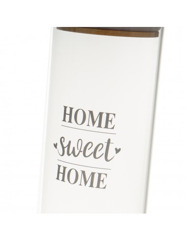 Tarro borosilicato redondo tapa bambú... Tarro borosilicato redondo tapa bambú...