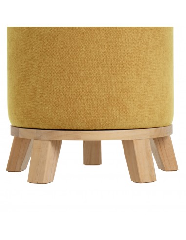 Taburete redondo amarillo Isaro Taburete redondo amarillo Isaro