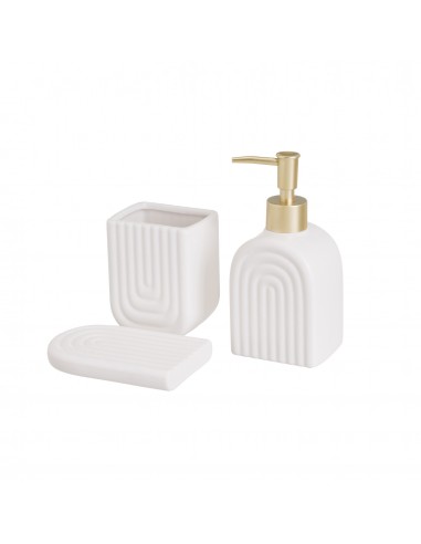 Set 3 accesorios de baño cerámica... Set 3 accesorios de baño cerámica...