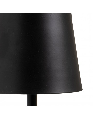 Lámpara de mesa metal negro led Uxía