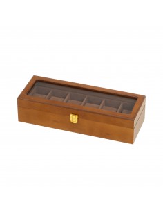 Estuche reloj 6 compartimentos