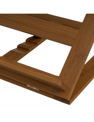 Atril de lectura bambú efecto nogal Atril de lectura bambú efecto nogal