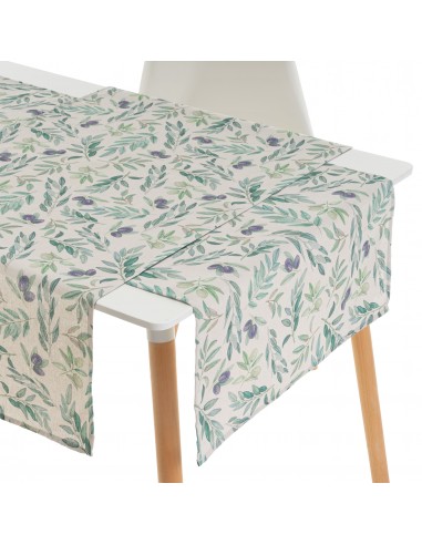 Camino de mesa ramas olivo 160x60cm... Camino de mesa ramas olivo 160x60cm...