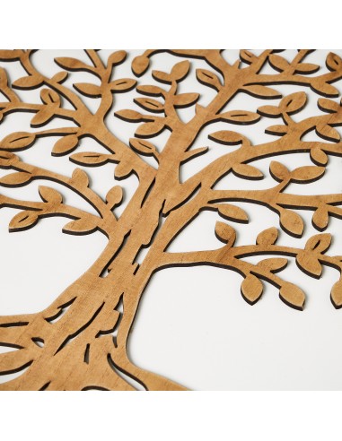 Bandeja decorativa madera redonda...