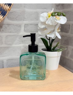 Dispensador jabón cristal...