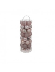 Set 40 bolas rosa claro 5cm... 2
