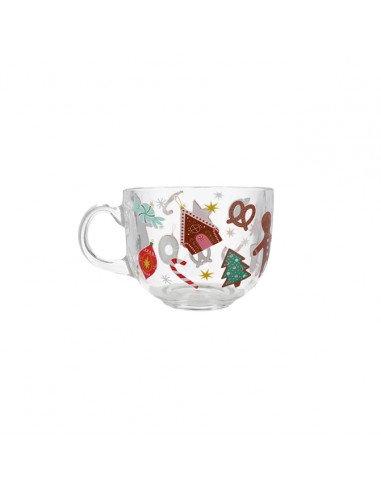 Taza cristal navideña 435ml Sugar Taza cristal navideña 435ml Sugar
