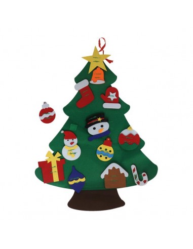 Árbol navidad fieltro 13 piezas Árbol navidad fieltro 13 piezas