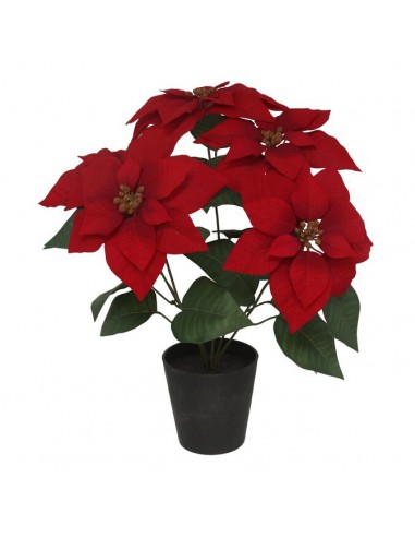 Flor pascua artificial roja 54cm Flor pascua artificial roja 54cm