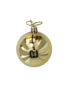 Set 12 bolas doradas 6cm...