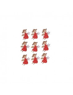 Set 10 ángeles con pegatina...