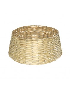 Pie árbol Navidad mimbre...