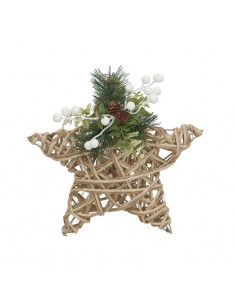 Estrella de Navidad rústica...