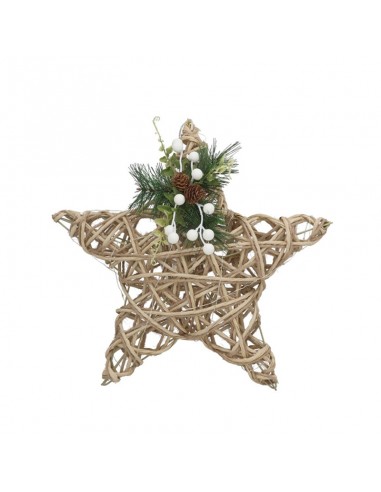 Estrella de Navidad rústica 60 luces... Estrella de Navidad rústica 60 luces...