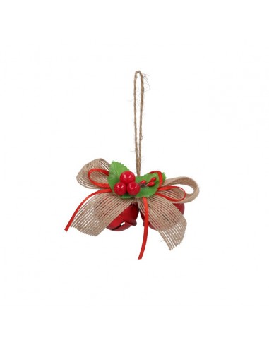 Colgante árbol Navidad cascabel rojo... Colgante árbol Navidad cascabel rojo...