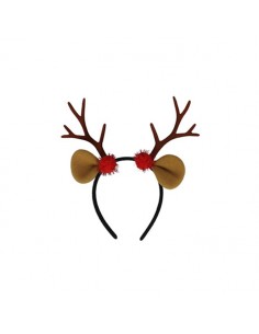 Diadema navideña cuernos reno