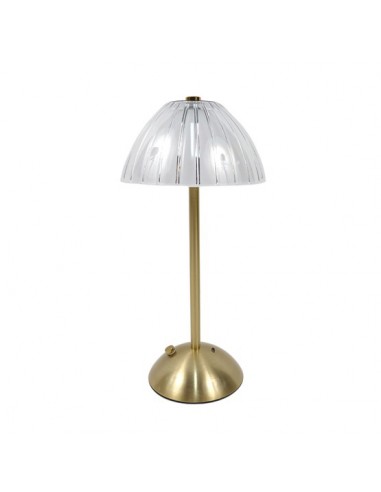 Lámpara de mesa led con base metálica...