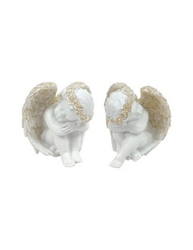 Figura decorativa ángel sentado 12cm