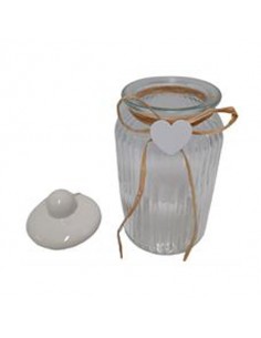 Bote de cristal tapa... 2