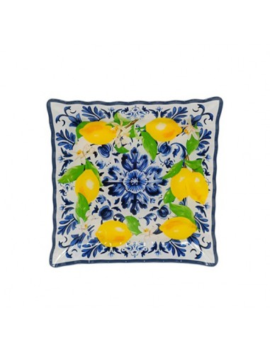 Bandeja decorativa limones 25cm Cyril