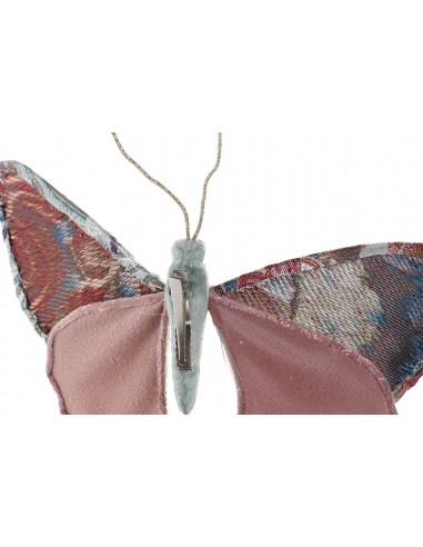 Figura decorativa mariposa con pinza
