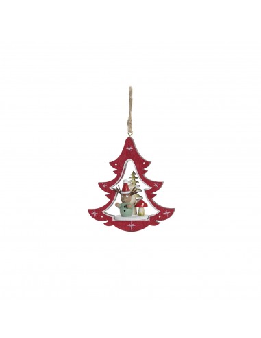 Colgante madera árbol de Navidad