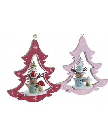 Colgante madera árbol de Navidad