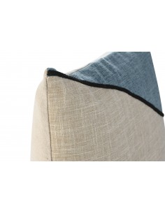 Cojín azul y beige 45cm Buit 2