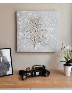 Cuadro lienzo tonos tierra...